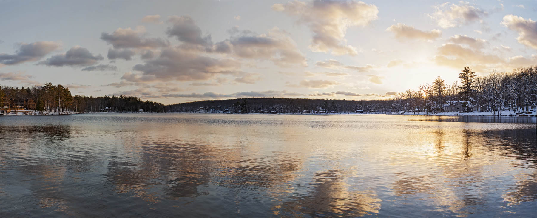 Sunset on Lake Teedyuskung