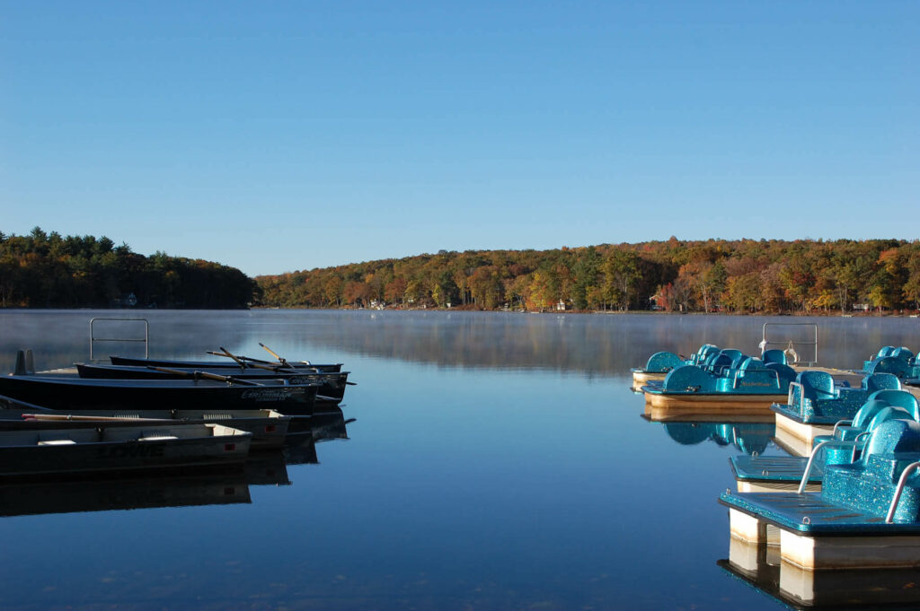 Photo of lake at Woodloch: a great place for Poconos activities