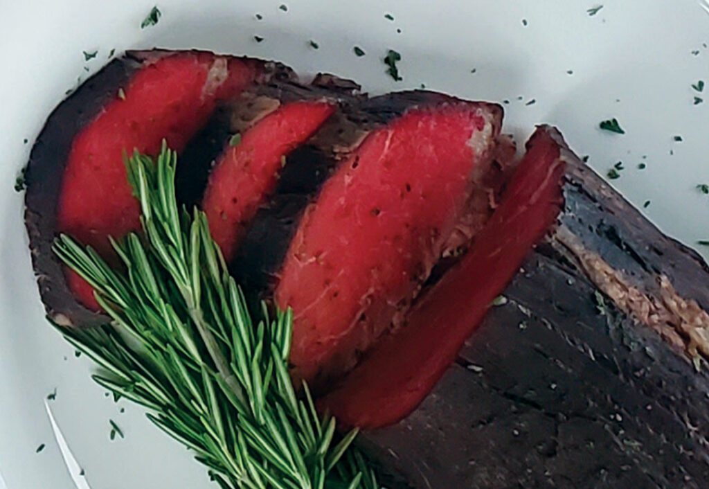 Prime rib roast with rosemary from Woodloch