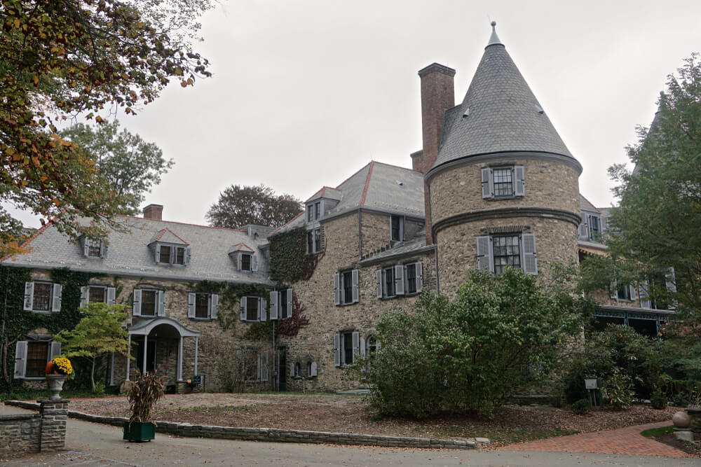 A historic building found in one of the towns in the Poconos.