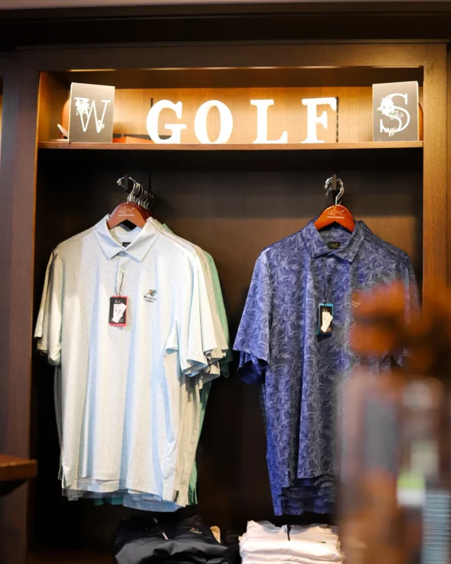 We’re open and lookin’ good… on the course and in the shop! 👀🛒 #woodloch #golf #resort #proshop #poconos #poconomtns #fyp