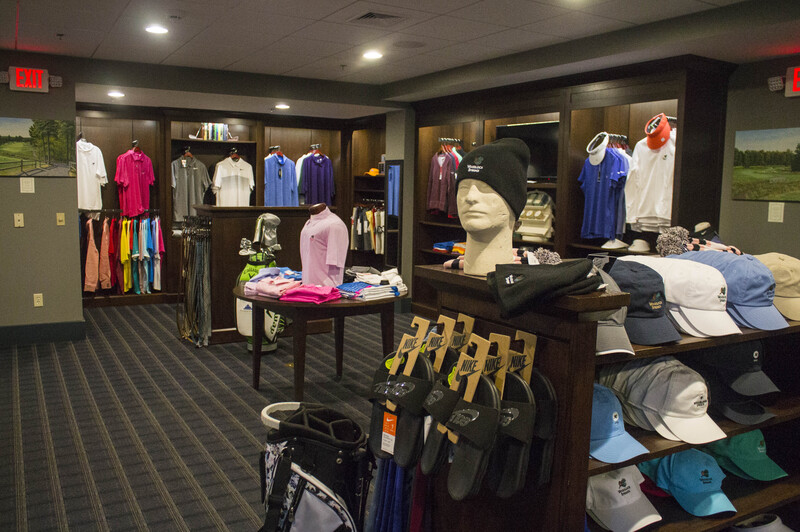 Proshop golf clothing.