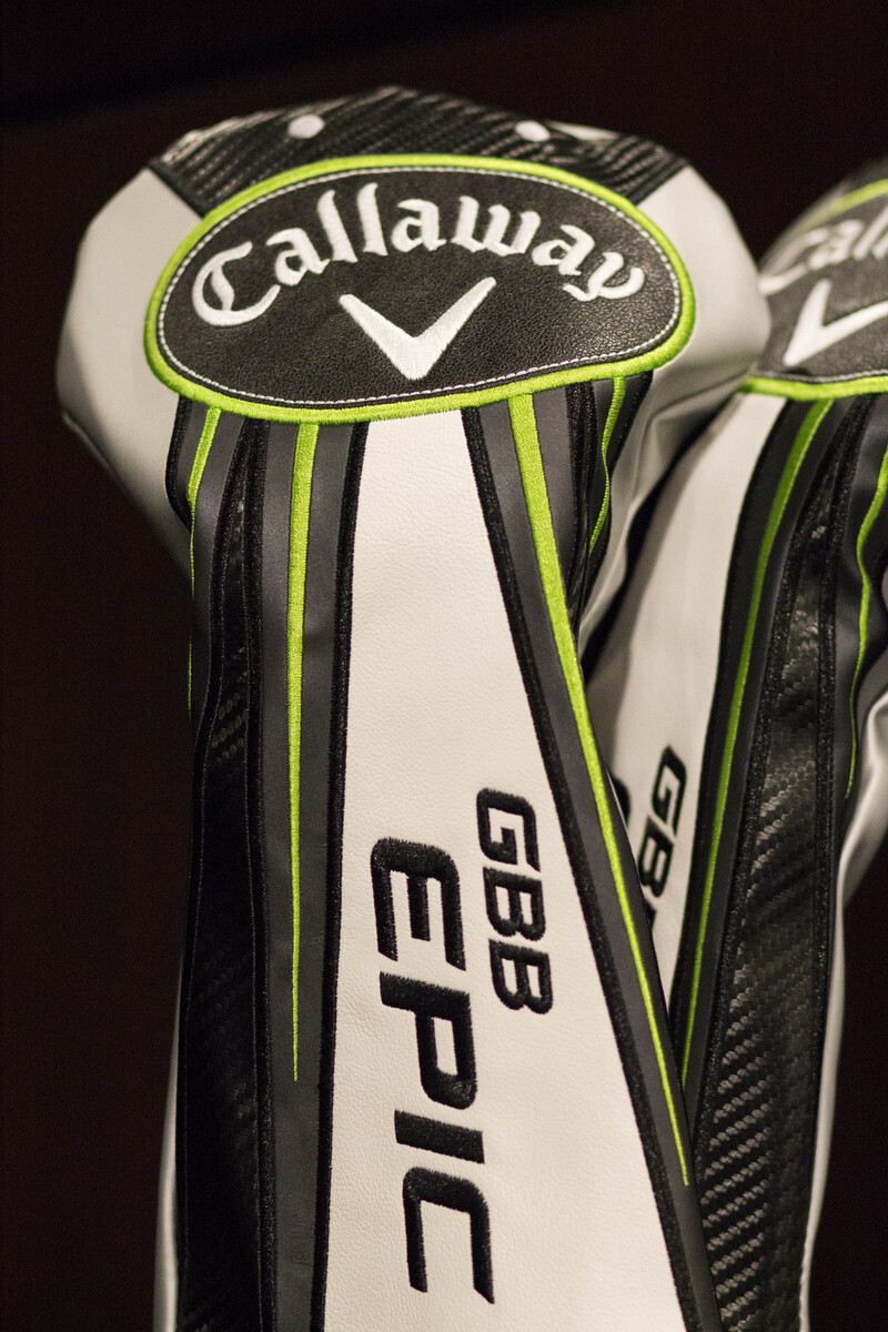 Callaway golf bag close up.