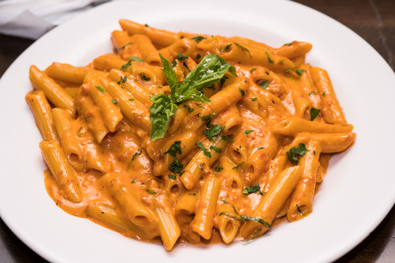 Penne vodka pasta dish